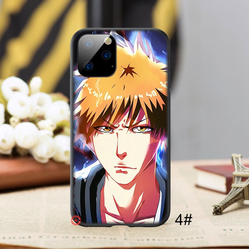 Ốp Điện Thoại Mềm Hình bleach kurosaki ichigo pd33 Cho iphone 5 5s 6 6s 7 8 11 pro max plus se xr