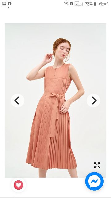 Váy midi form rộng size M hãng marc