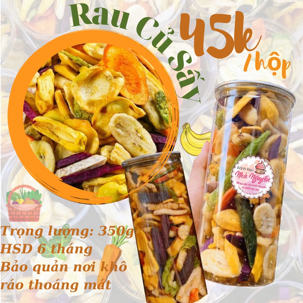 [Mã GROSALE1 giảm 8% đơn 500K] RAU CỦ SẤY ĐỦ LOẠI