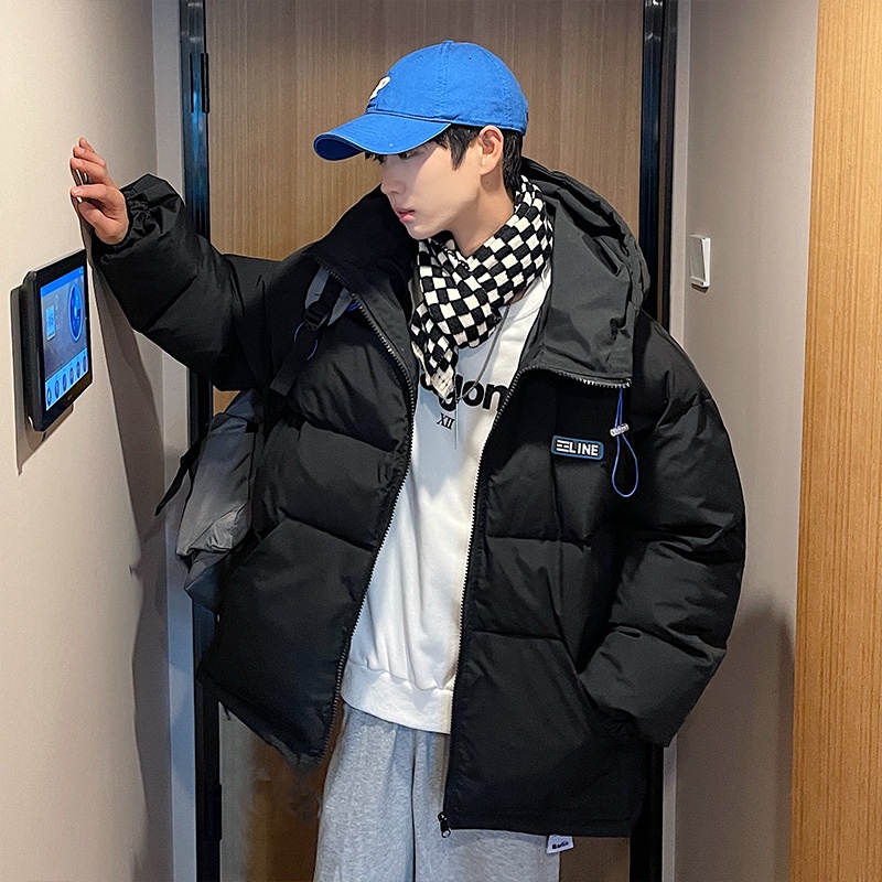 Áo phao nam hàn quốc đại hàn form rộng phong cách trẻ hiện đại