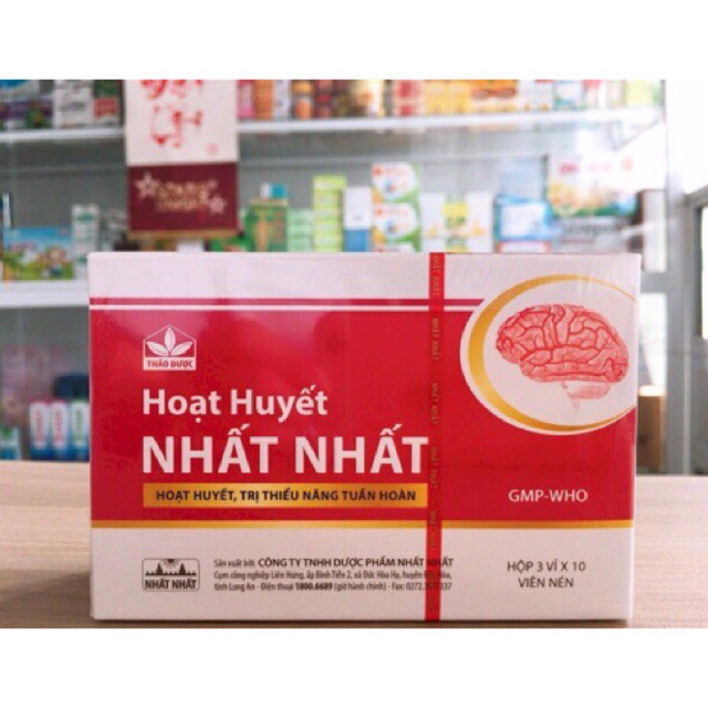 Hoạt huyết nhất nhất hộp 3 vỉ