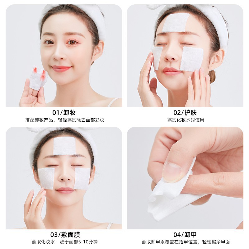 HÀNG MỚI Bông tẩy trang 3 lớp Cotton Pads túi 228 miếng - Hàng Nội Địa Trung Quốc Loại Mới | BigBuy360 - bigbuy360.vn