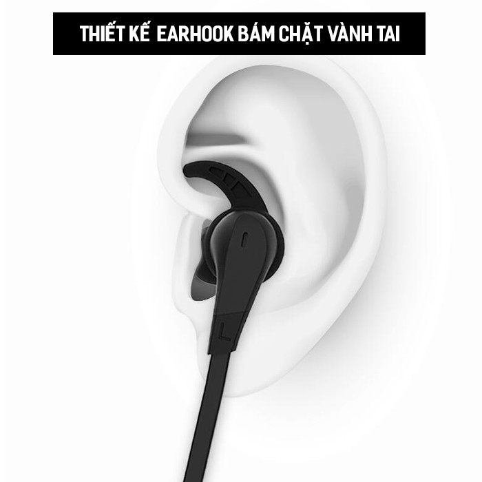 Tai nghe bluetooth Remax RB-S25 choàng cổ thiết kế kiểu earhook