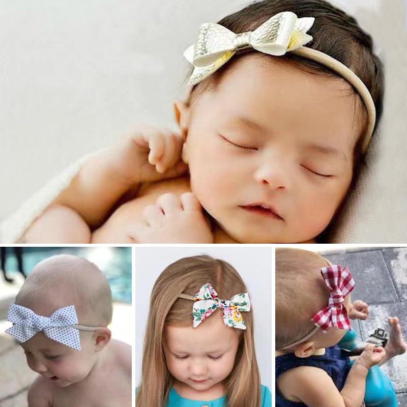 Soffny Băng Đô Cài Tóc Soffny Đính Nơ Xinh Xắn Dành Cho Bé Gái
