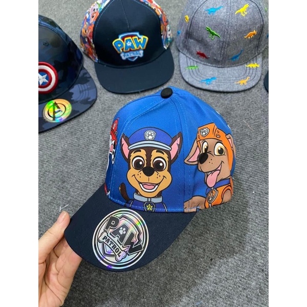 Nón HM, NEXT hình KHỦNG LONG, CHÓ CỨU HỘ, SIÊU NHÂN hàng xuất dư