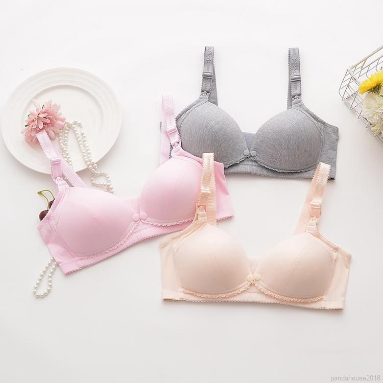 Áo ngực cotton màu trơn cho mẹ bỉm sữa | BigBuy360 - bigbuy360.vn