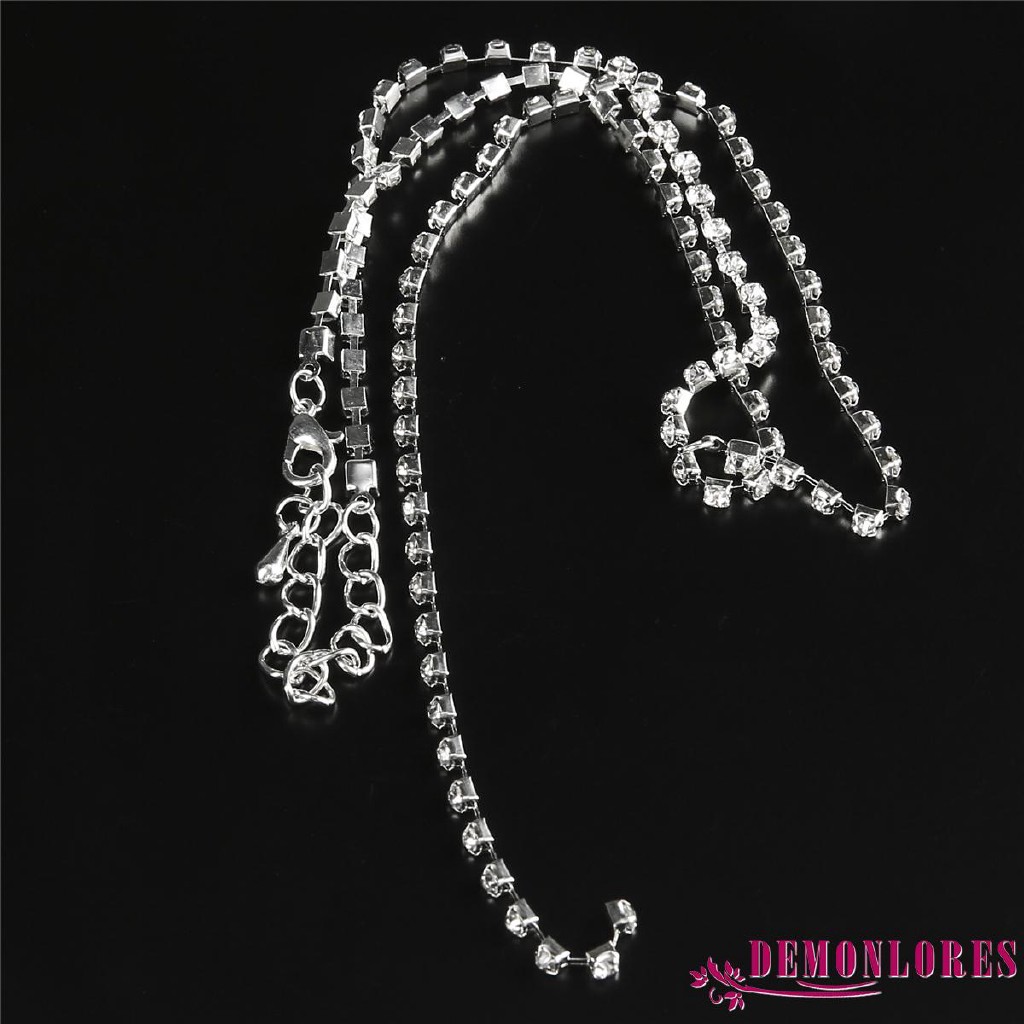 Dây đeo cơ thể bodychain đính đá phong cách quyến rũ dành cho nữ