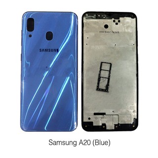 BỘ VỎ SAMSUNG A20 + KHAY SIM ZIN