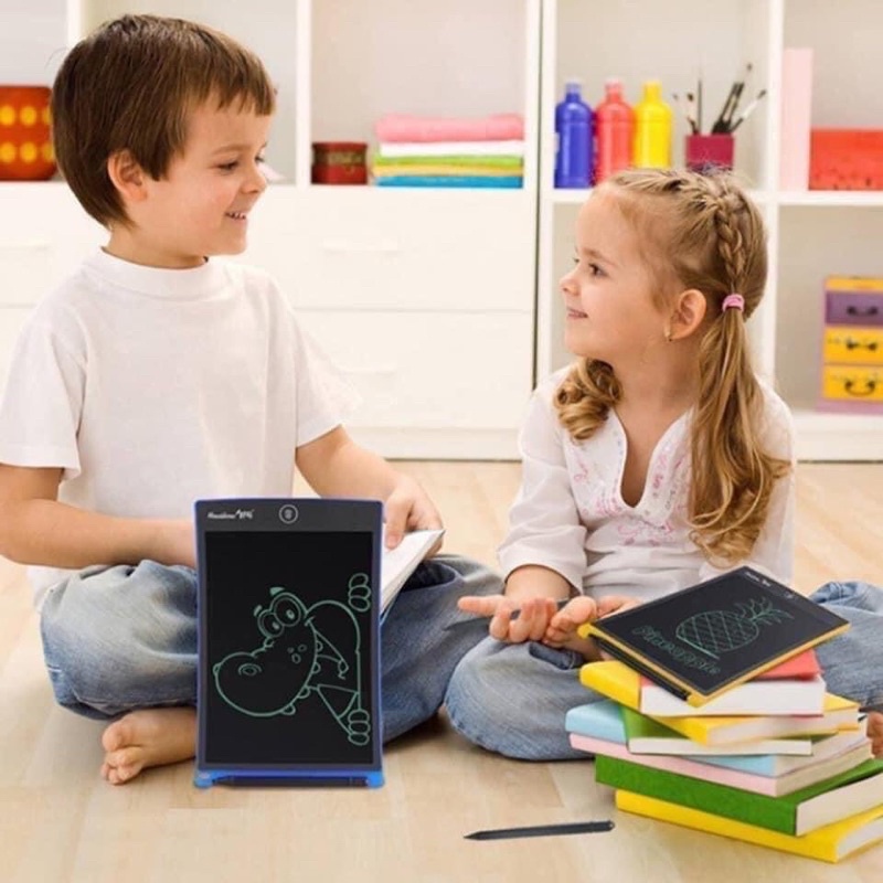 Bảng viết tự xoá - Vẽ LCD Điện tử thông minh cho bé 8,5 inh