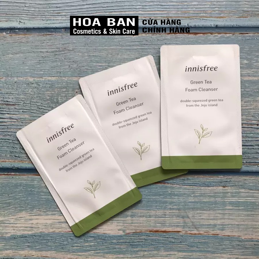 (Sample) Sữa Rữa Mặt Trà Xanh Innisfree Green Tea Foarm Cleanser | BigBuy360 - bigbuy360.vn