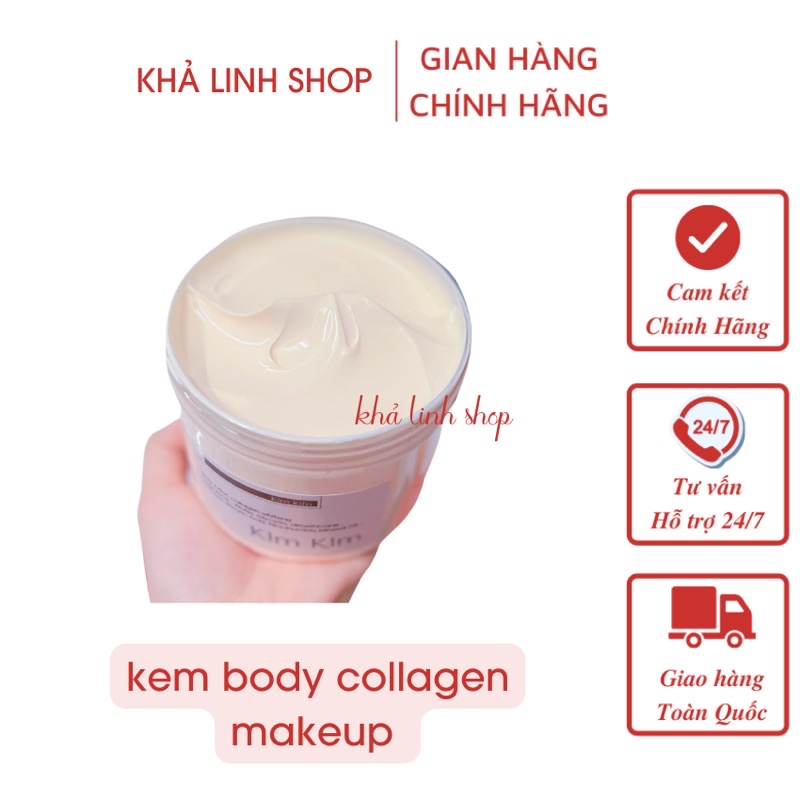 01 hộp 500g kem body collagen makeup - whitening body lotion
