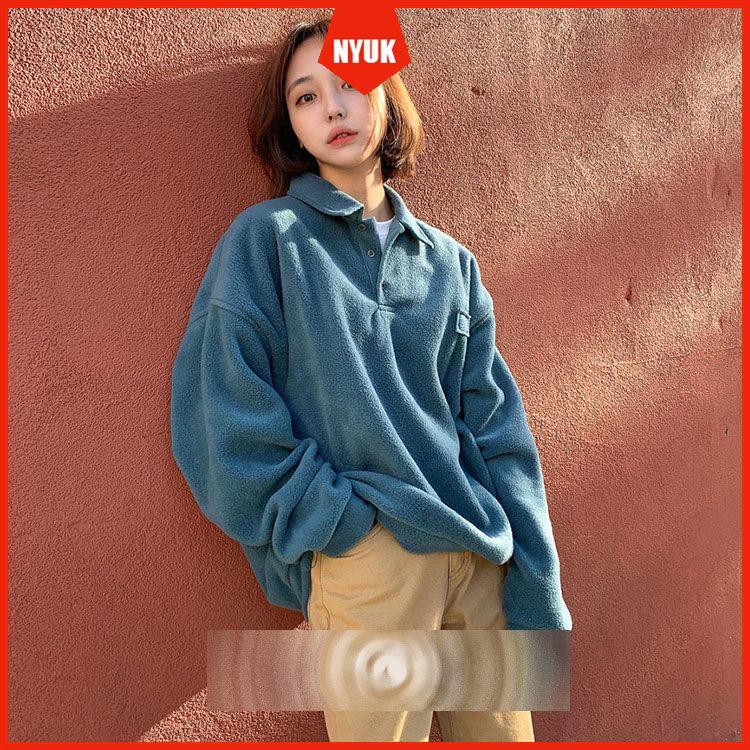 Áo sweater thiết kế form rộng thời trang Hàn Quốc trẻ trung cho nữ | BigBuy360 - bigbuy360.vn