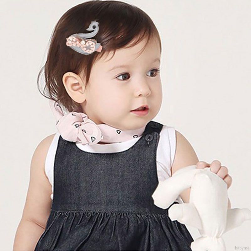 (Hàng Mới Về) Set 6 Kẹp Tóc Hình Động Vật Dễ Thương Cho Bé Gái