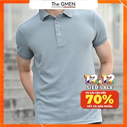 [Giảm 10% Mã SKMLTSM12] Áo Polo nam The GMEN Mesh Polo Shirt 100% cotton dày dặn, chuẩn form, giá tốt | BigBuy360 - bigbuy360.vn