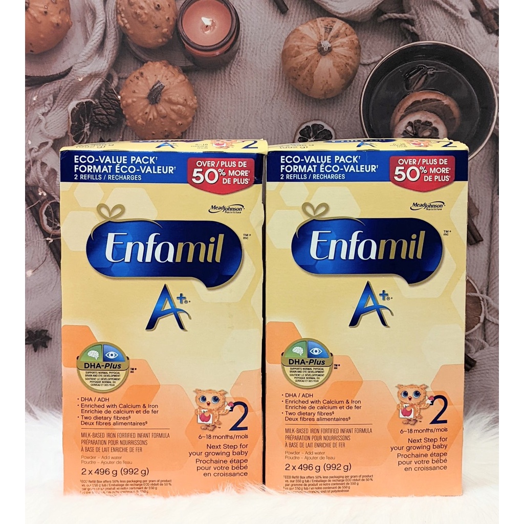 Sữa Enfamil Transition màu cam A+ số 2 hộp giấy 992gr