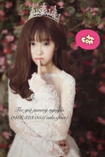 tóc bộ uốn đuôi * tơ cao cấp*