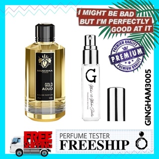 ✦GH✦ Nước hoa dùng thử Mancera Gold Aoud Tester 5ml/10ml