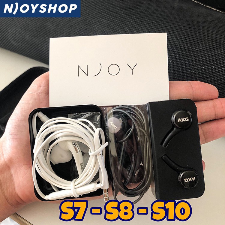 ⋐ Njoy ⋑ FULL BOX] TAI NGHE AKG S7 S8 S10 MADE IN VIETNAM (KÈM BỘ NÚM) / TAI NGHE SAMSUNG