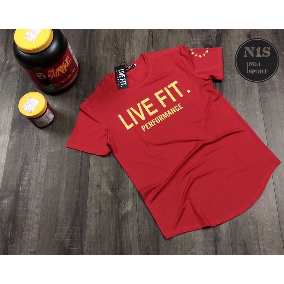 [Hàng Chuẩn] Áo thun body gym Live Fit