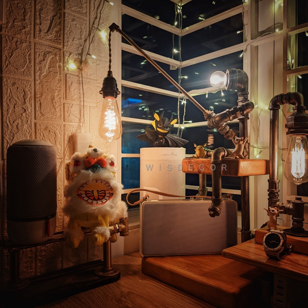 Đèn Decor - Đèn Ống Nước Trang Trí Bóng Sợi Đốt Edison - The Fishing Man