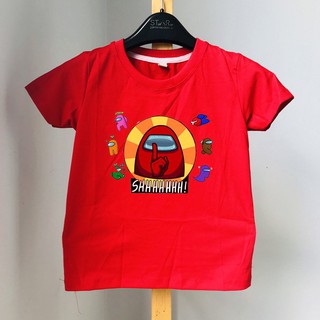 Áo thun màu cho bé hình Among Us