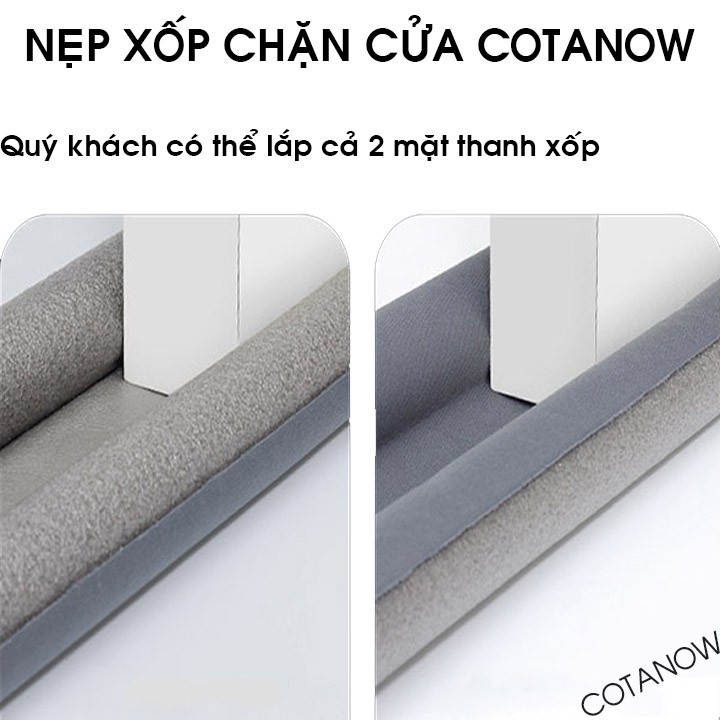 [Hoả Tốc - Grab] Nẹp Xốp Chặn Cửa, Miếng Lót Cửa Cao Cấp COTANOW