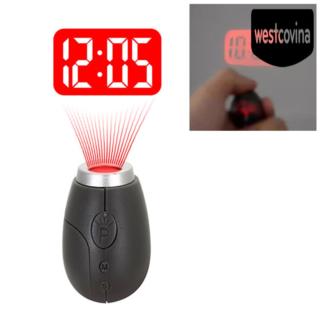 [Hot]☀ Đồng Hồ Chiếu Kỹ Thuật Số Chống Mòn Cỡ Nhỏ Trang Trí Phòng Ngủ