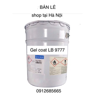 Gelcoat trắng dùng làm lớp men bóng trên bề mặt sản phẩm composite - 1kg + 20 cc xúc tác