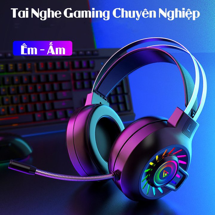 HÀNG CAO CẤP -   CHÍNH HÃNG-Tai nghe Gaming Hoco ESD04 có mic đàm thoại.Head phone chụp tai cho Game thủ  - Hàng Cao Cấp