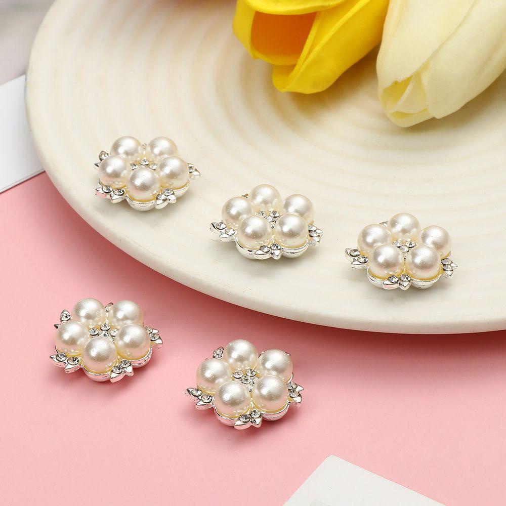 Bộ 5 Nút Áo Hình Hoa Xinh Xắn