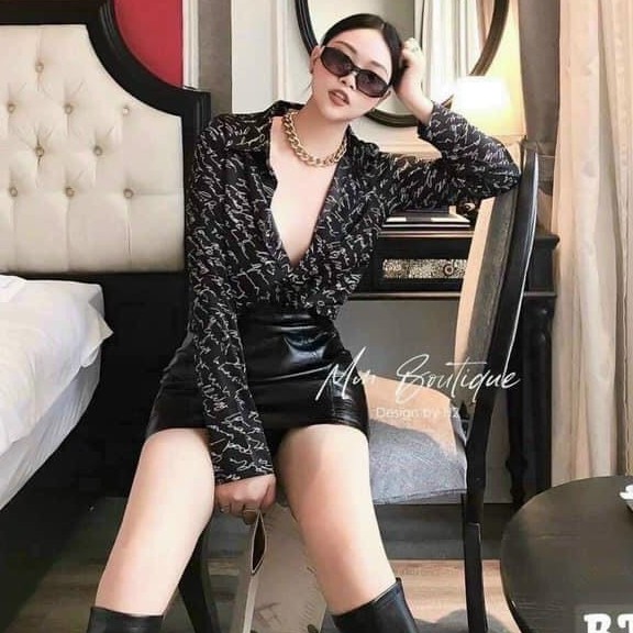 [ Mã FAMAYWA giảm 10K đơn 50K] Sỉ áo sơ mi lụa nữ shynstores dài tay họa tiết siêu hot