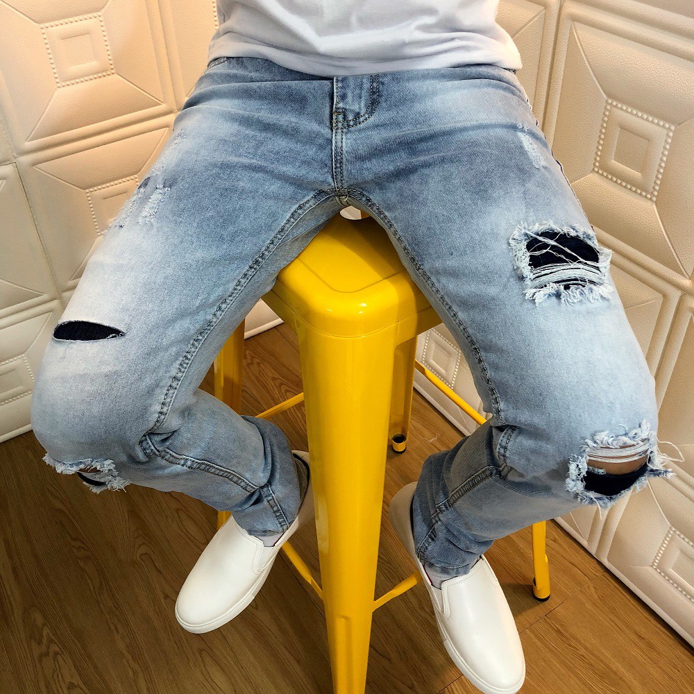 ⚡️ Quần Jeans Nam Thời Trang Phong Cách TLS5681 - Có Video Quay Thật