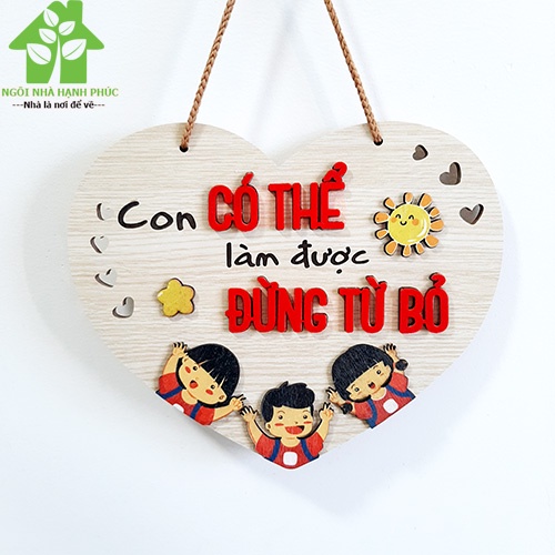 Bảng gỗ decor phòng ngủ, Bảng gỗ treo cửa trang trí cho ngôi nhà thân yêu của ban, mẫu BM_186