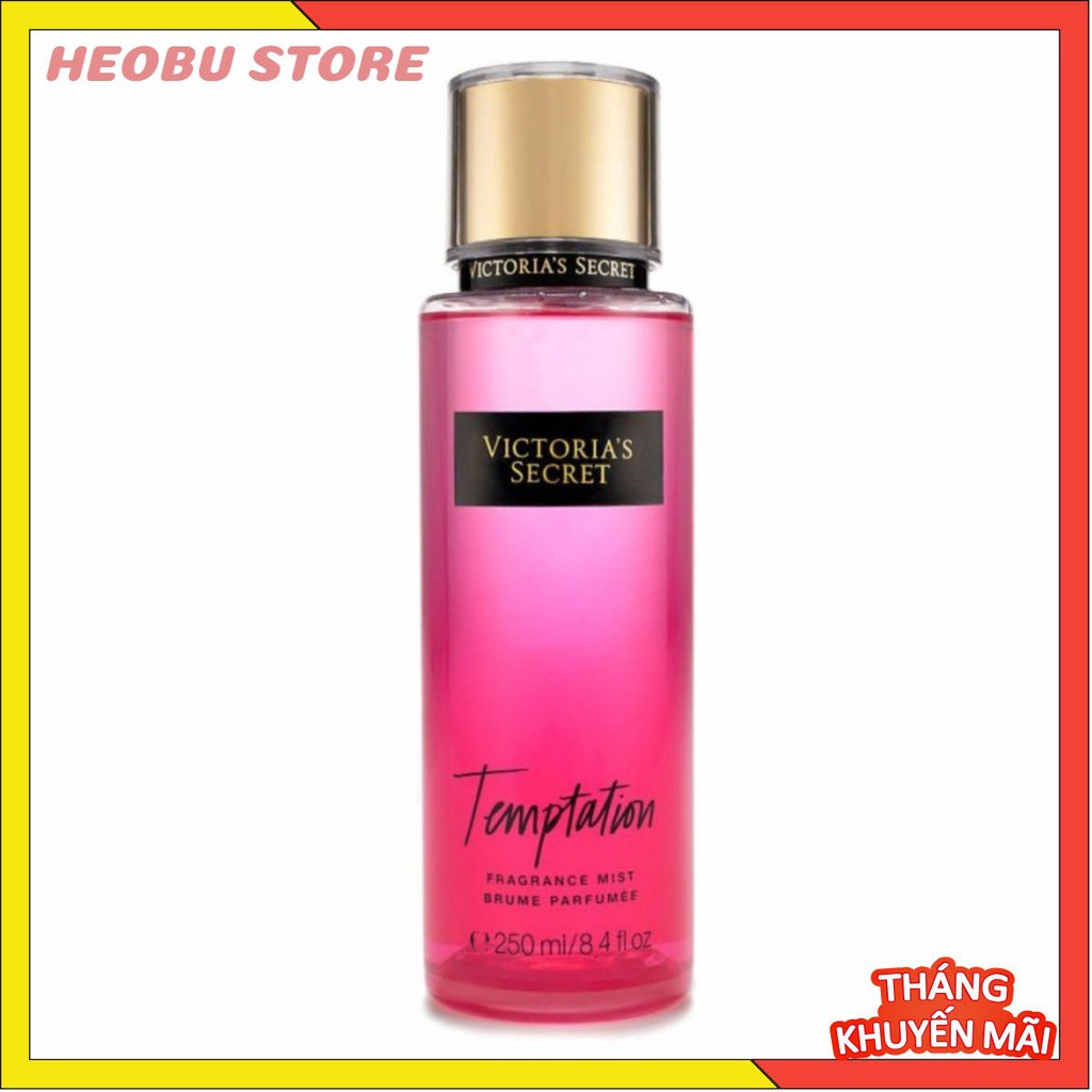 🐷 Xịt Thơm Toàn Thân Victoria's Secret Fragrance Mist Temptation #heobu