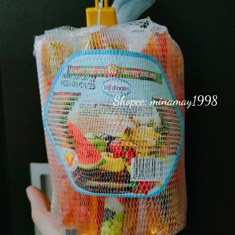 Thạch rau câu bút chì Poke ABC 920g (loại đựng trong túi lưới)