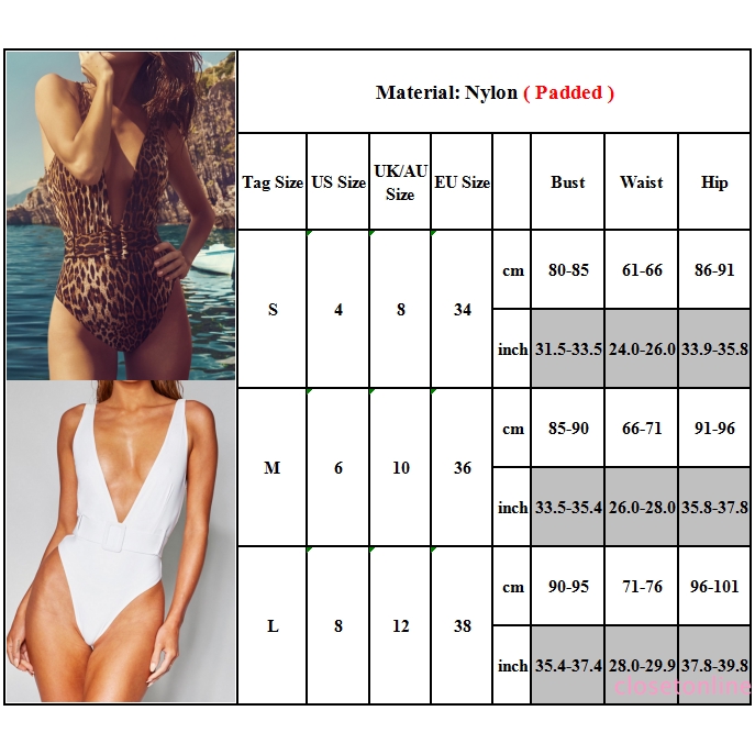 Bikini Một Mảnh Cổ Chữ V Khoét Sâu Gợi Cảm | BigBuy360 - bigbuy360.vn