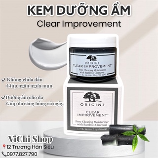Kem dưỡng Origins cho da dầu mụn Clear Improvement Pore Clearing Moisturizer
