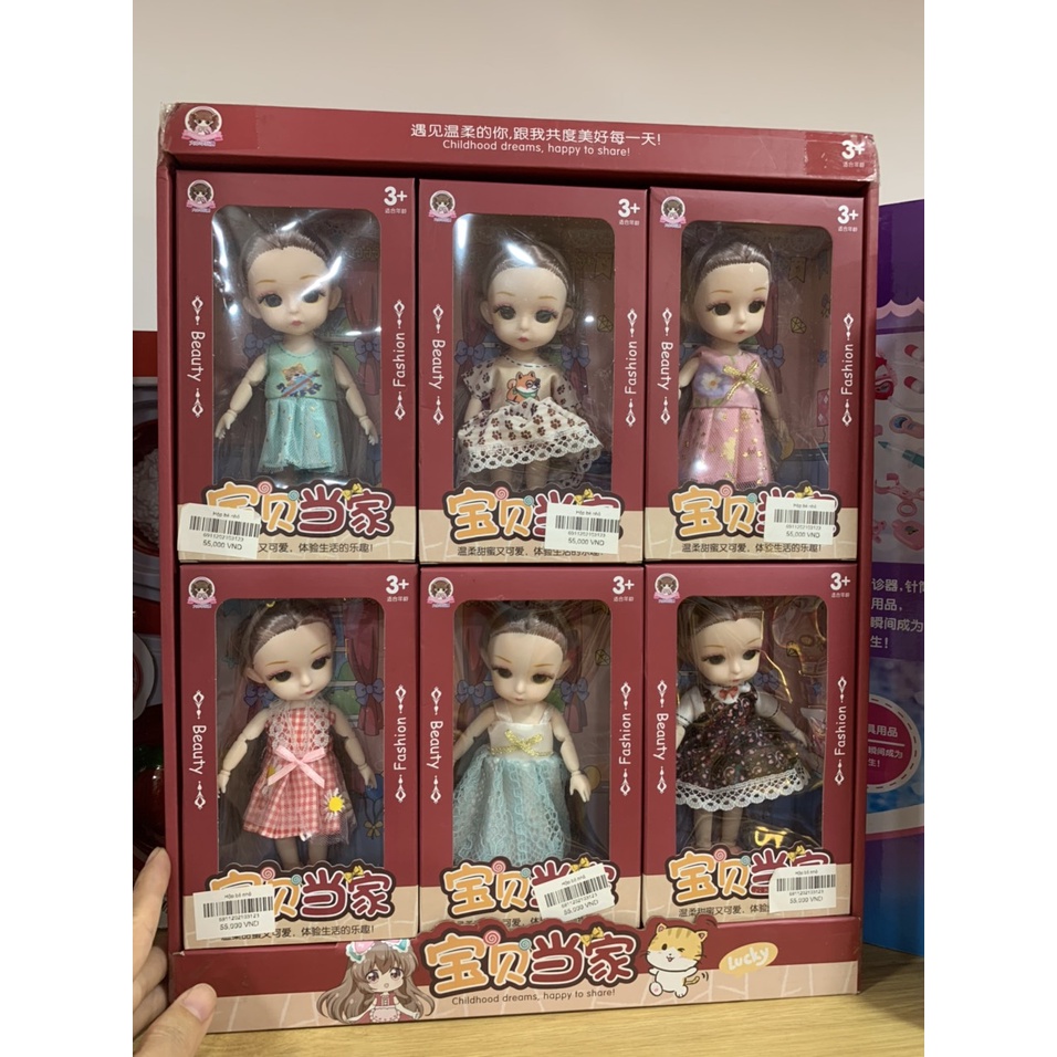 Đồ chơi búp bê barbie có khớp cho bé