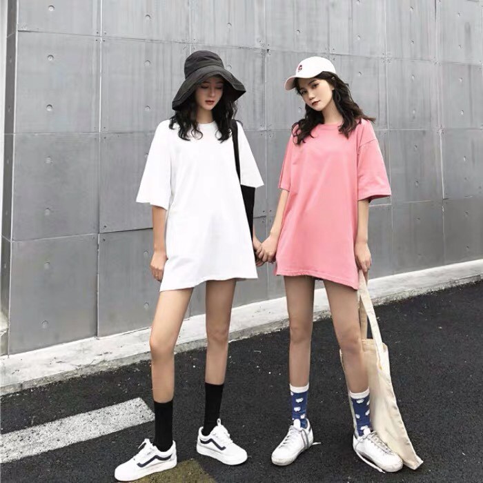 áo thun tay lỡ nam &amp; nữ FOME RỘNG chất thun xịn 4T05