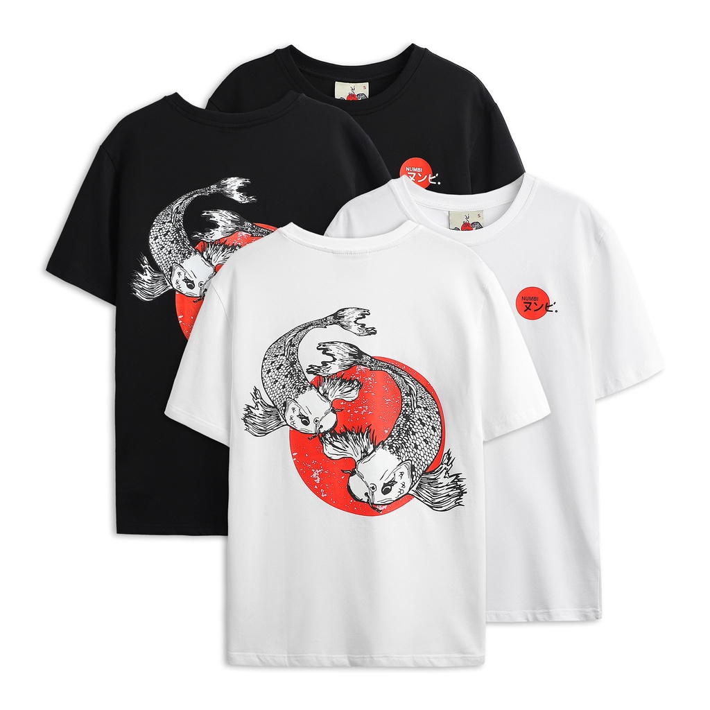 Áo Thun Nam Numbi In Lưng 2 Màu , Vải Thun Cotton Co Giãn , AT009514, SOMEHOW