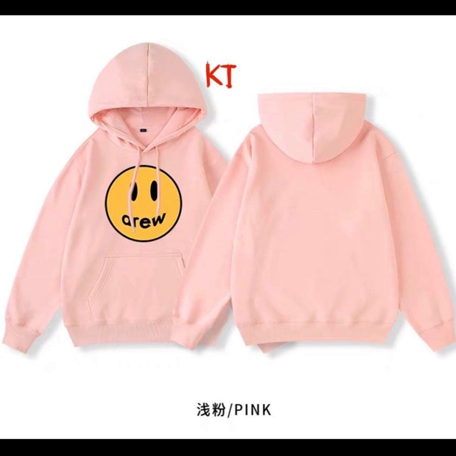 Áo hoodie mặt cười drew