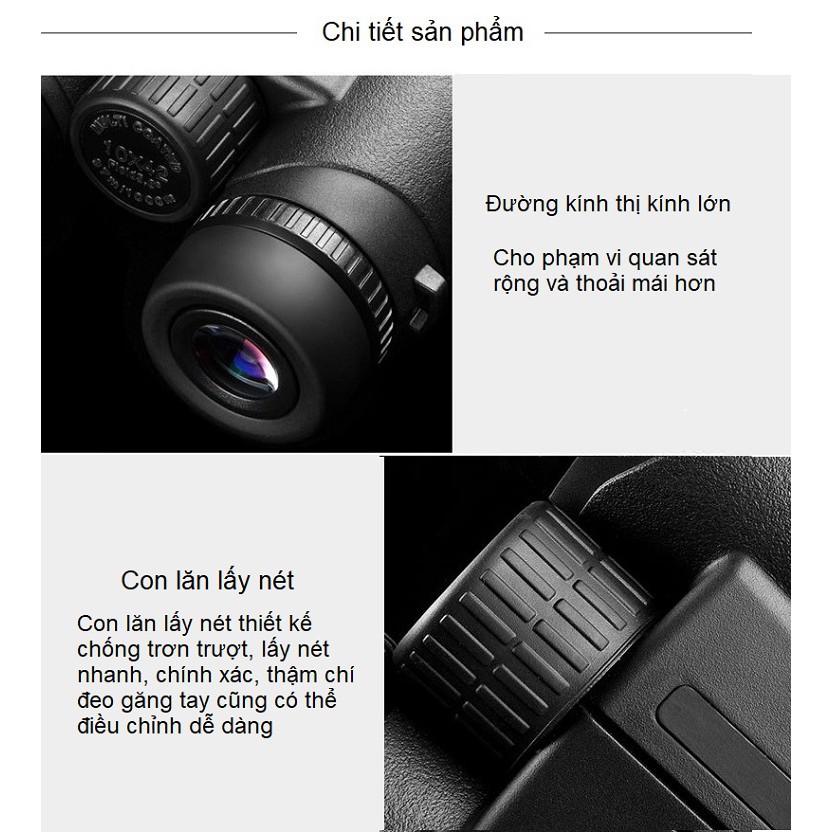 Ống nhòm cao cấp 10x42 siêu nét