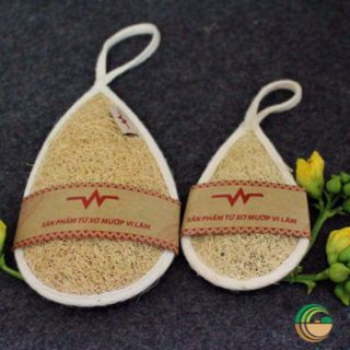 Miếng rửa mặt/ tẩy trang xơ mướp