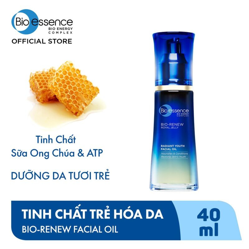 Tinh Chất Bio-essence Trẻ Hóa Da Từ Sữa Ong Chúa + ATP 40ml