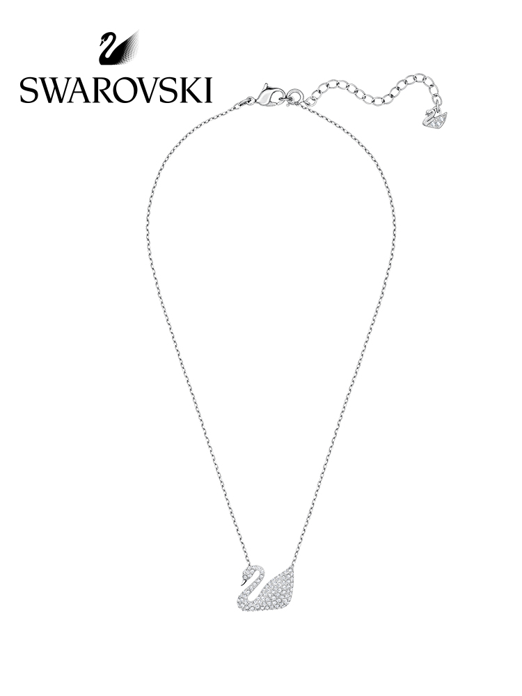 FLASH SALE 100% Swarovski Dây Chuyền Nữ SWAN  SWAN Thời trang cổ điển, thanh lịch và quyến rũ FASHION Necklace trang sức đeo Trang sức