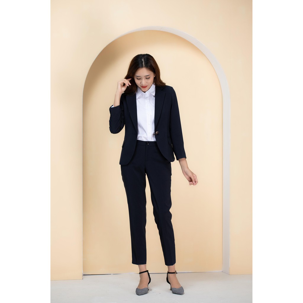 Áo vest tay lửng xanh tím than B616 NỮ TNG