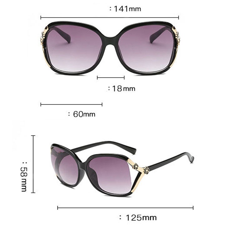 Mắt kính nữ thời trang - Bảo hành 12 tháng - Đủ bộ hộp đựng kính như hình