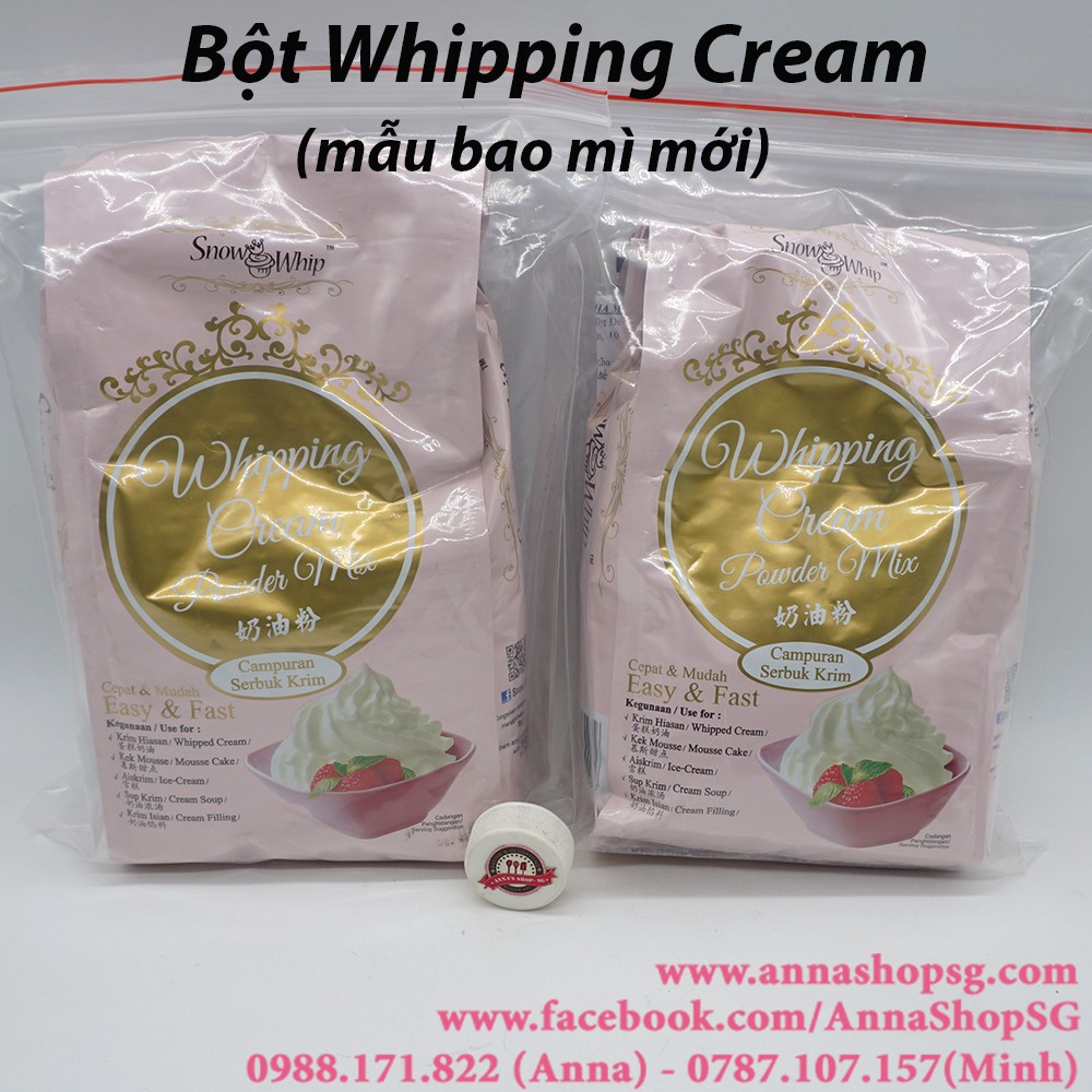 WHIPPING CREAM DẠNG BỘT 500G