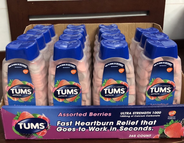 ❤️ [Date 4/2025] Viên nhai Tums Ultra Strength 1000 265 viên Mỹ, hương vị Dâu thơm ngọt | BigBuy360 - bigbuy360.vn