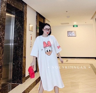ĐẦM THUN IN FORM RỘNG (KÈM HÌNH THẬT)
